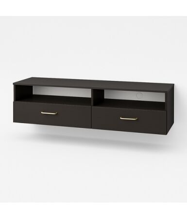 Szafka RTV podwieszana: szuflady z górną przestrzenią